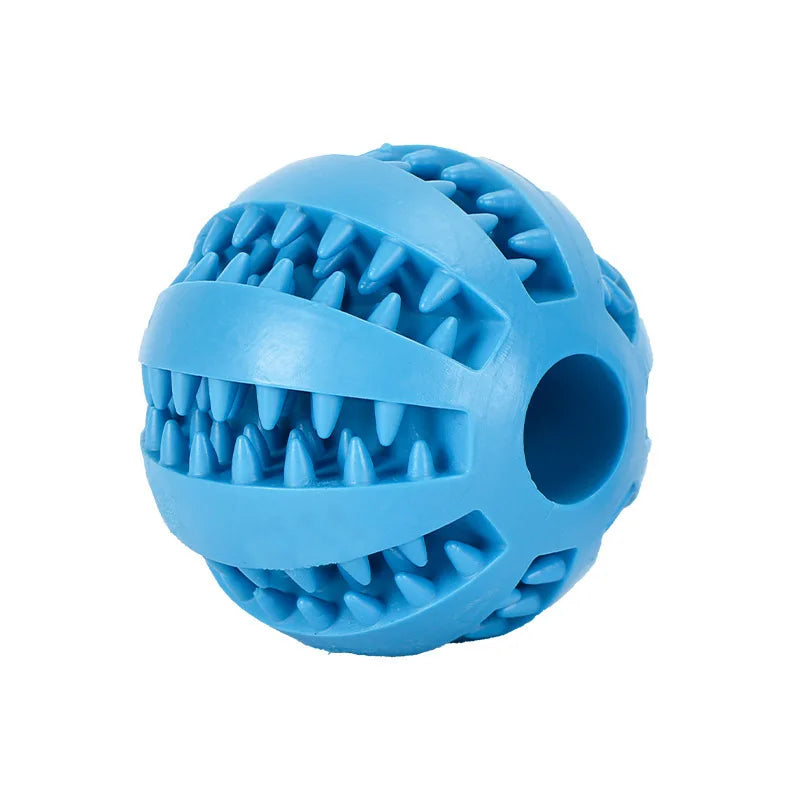 Balle interactive pour chien bleu foncé