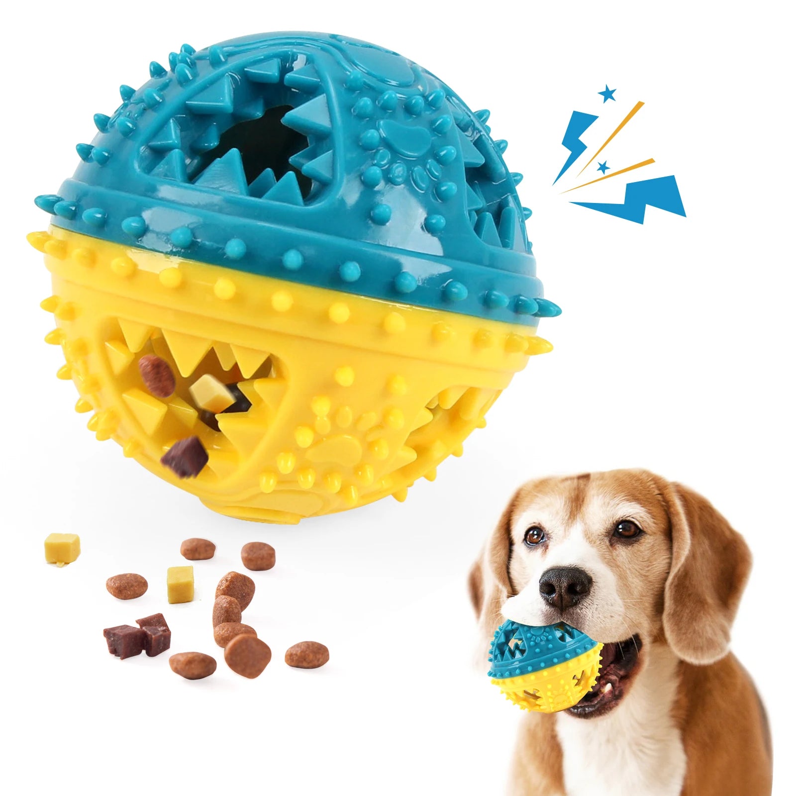 Balle interactive pour chien