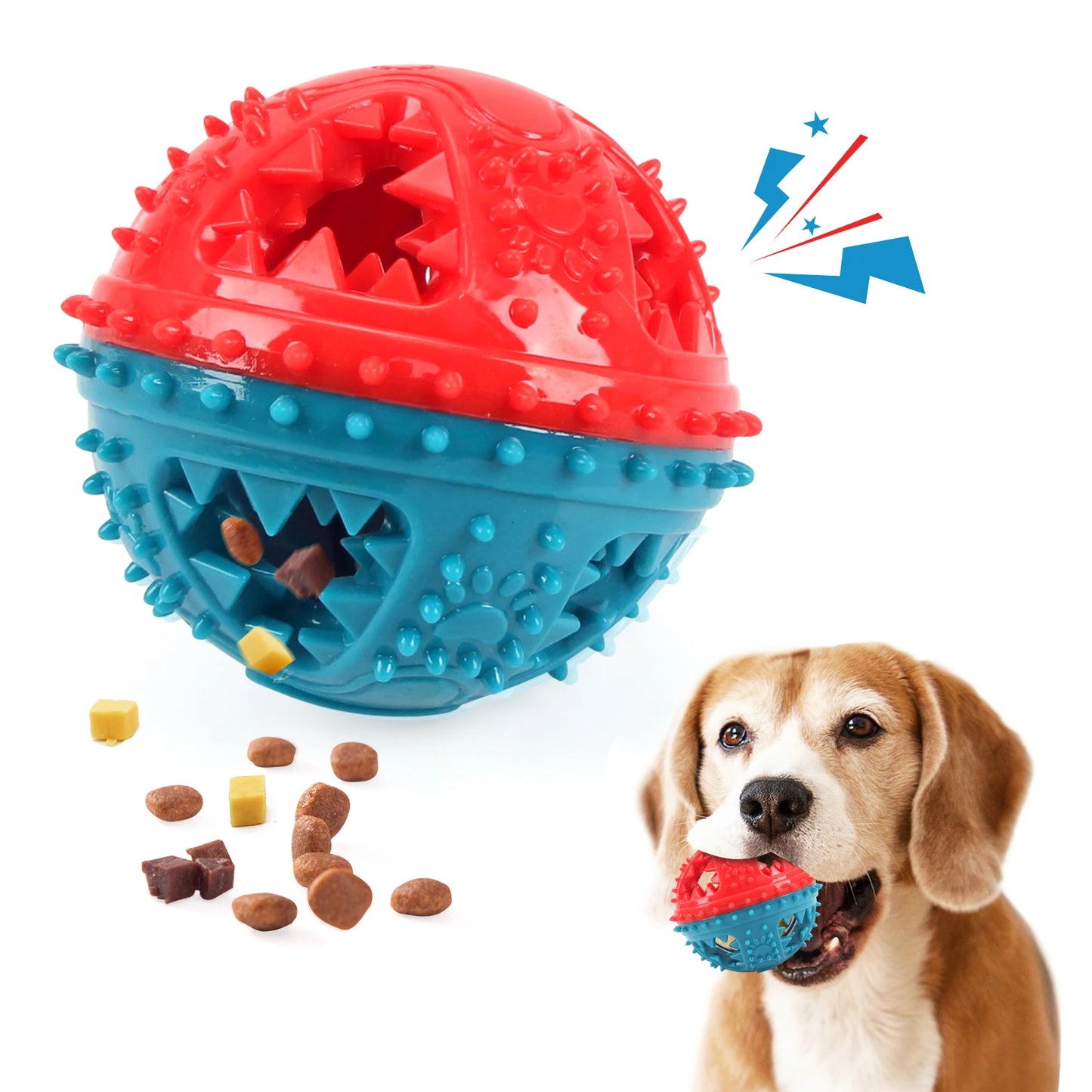 Balle interactive pour chien