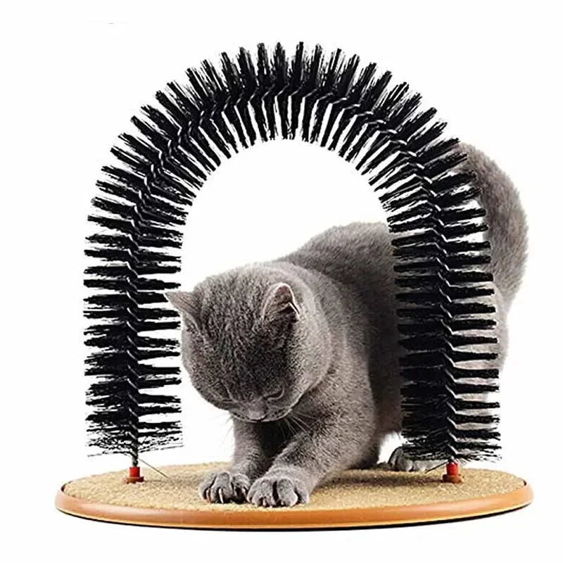 Arche de toilettage et de massage pour chat