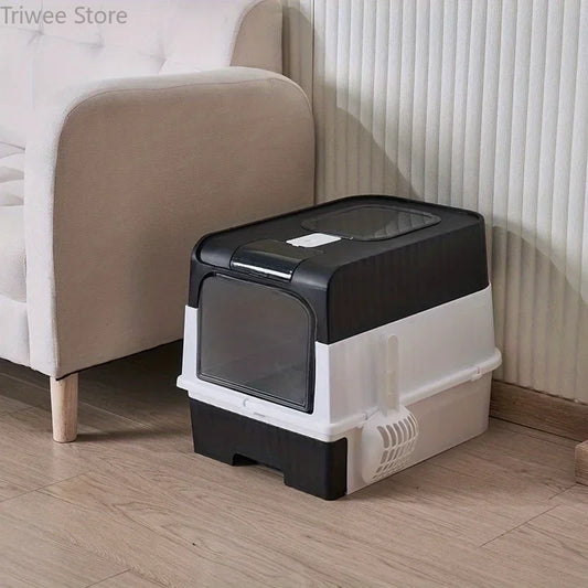 Maison de toilette pour chat avec design innovant