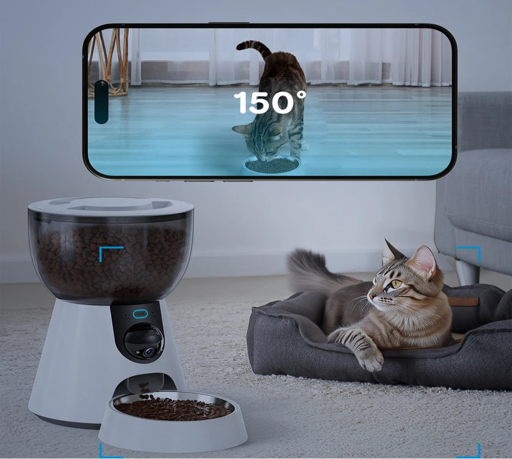 Distributeur de Nourriture Automatique pour Animaux Domestiques – Intelligent et Pratique